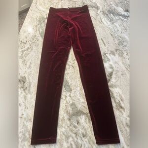 Insanity velour red alternative/emo‎ pants size XS